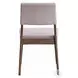Seda Dusty Mauve Corduroy and Walnut Side Chair Set of 2