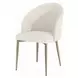 Cora White and Golden Champagne Extendable Dining Room Set
