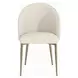 Cora White and Golden Champagne Extendable Dining Room Set