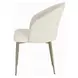 Cora White and Golden Champagne Extendable Dining Room Set