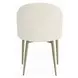 Cora White and Golden Champagne Extendable Dining Room Set