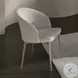 Cora White Fabric Side Chair Set of 2
