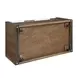 Garland Toffee Rectangular Glass Top Coffee Table with Casters