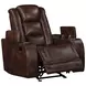 Chester Brown Reclining Living Room Set with USB Charging and LED