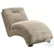 Victoria Taupe Chaise