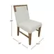 Donte Oak Upholstered Side Chair Set of 2