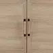 Isla Light Natural 4 Door Display Cabinet
