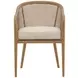 Camile Beige Upholstered Dining Chair