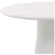 Jemina White 48" Outdoor Round Concrete Top Dining Table