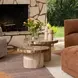 Brittany Natural Round Small Coffee Table
