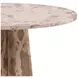 Caldwell Beige 30" Round Marble Top Bistro Table