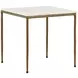 Perugia White and Antique Brass Occasional Table Set