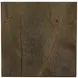 Kasen Brown and Green 28" Square Marble Top Bistro Table
