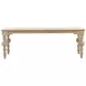 Annette Whitewash 87" Rectangular Dining Table