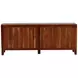 Persea Brown 4 Glass Door Sideboard