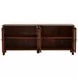 Persea Brown 4 Glass Door Sideboard