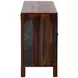 Persea Brown 4 Glass Door Sideboard
