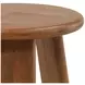Winsor Brown Round Side Table