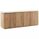 Canyon Natural Wash and Cream 4 Door Sideboard