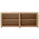 Canyon Natural Wash and Cream 4 Door Sideboard