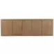 Leandra Weathered Natural 5 Door Sideboard