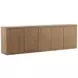 Leandra Weathered Natural 5 Door Sideboard