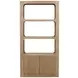 Leandra Weathered Natural 2 Door Bookcase