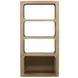 Leandra Weathered Natural 2 Door Bookcase