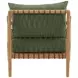 Tahoe Green Performance Fabric 32" Outdoor Sofa Chair