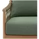 Tahoe Green Performance Fabric 32" Outdoor Sofa Chair