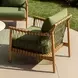 Tahoe Green Performance Fabric 32" Outdoor Sofa Chair