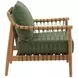 Tahoe Green Performance Fabric 32" Outdoor Sofa Chair