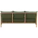 Tahoe Green Performance Fabric 79" Outdoor Sofa