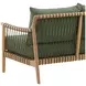 Tahoe Green Performance Fabric 79" Outdoor Sofa