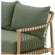 Tahoe Green Performance Fabric 79" Outdoor Sofa