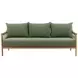 Tahoe Green Performance Fabric 79" Outdoor Sofa