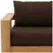 Naya Woolacombe Chocolate 95" Outdoor Sofa