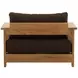 Naya Woolacombe Chocolate Upholstered 43" Outdoor Sofa Chair