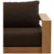 Naya Woolacombe Chocolate Upholstered 43" Outdoor Sofa Chair