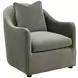 Elissa Opal Eucalyptus Upholstered Occasional Chair with Pillow