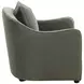 Elissa Opal Eucalyptus Upholstered Occasional Chair with Pillow