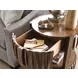 Hidden Treasures Medium Stain Lift Top Occasional Table Set