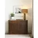 Hidden Treasures Medium Stain 2 Drawer Accent Chest