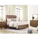 Schafer Warm Brunette King Panel Bed