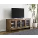 Abode Wagner Medium Stain 76" Entertainment Console with 4 Doors