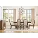 Abode Zane Medium Stain 120" Extendable Rectangular Dining Table