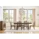 Abode Zane Medium Stain 120" Extendable Rectangular Dining Table