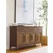 Abode Larson Medium Stain 3 Drawer Buffet