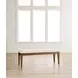 Kafe Gray 56" Upholstered Performance Fabric Dining Bench