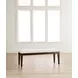 Kafe Mocha Performance Fabric Upholstered Dining Bench